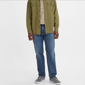 Levi's 541 Jeans Men's 36X30 Blue Denim Pants Athletic Taper Fit Flex Classics